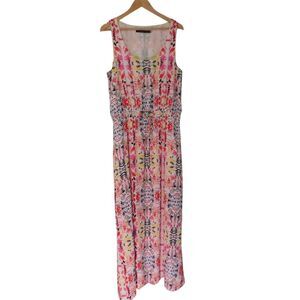 Ivanka Trump Womens Dress Long Maxi Sleeveless‎ Lined Blousen Size 16